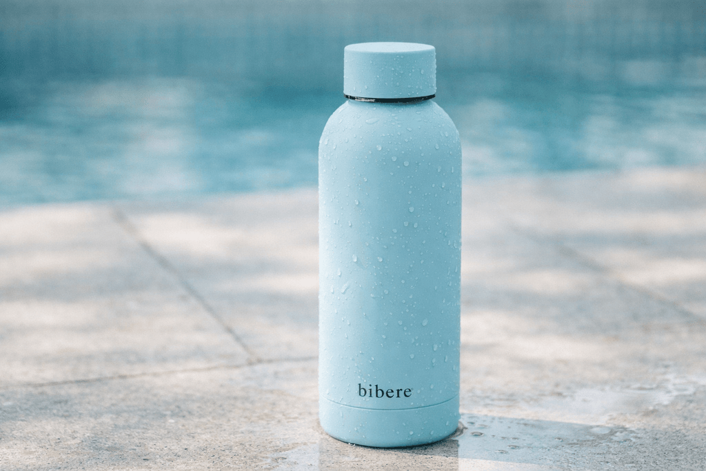 Bibere Bottle – Premium Edelstahl Trinkflasche Sky Blue - Bibere