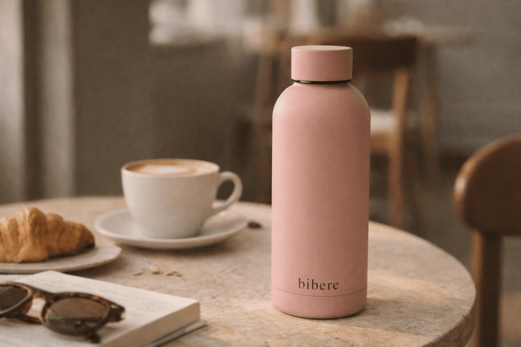 Bibere Bottle – Premium Edelstahl Trinkflasche Soft Blossom - Bibere